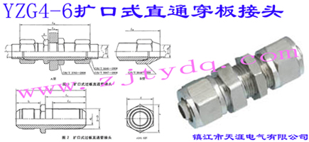 YZG4-6Uʽֱͨ^Flared Couplings-Bulkhead Union