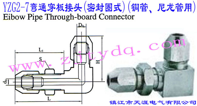 YZG2-7ͨ^(ܷȦʽ)(~)Elbow Pipe Through-board Connector