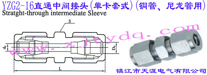 YZG2-16ֱͨg^(οʽ)(~)Straight-through Intermediate Sleeve